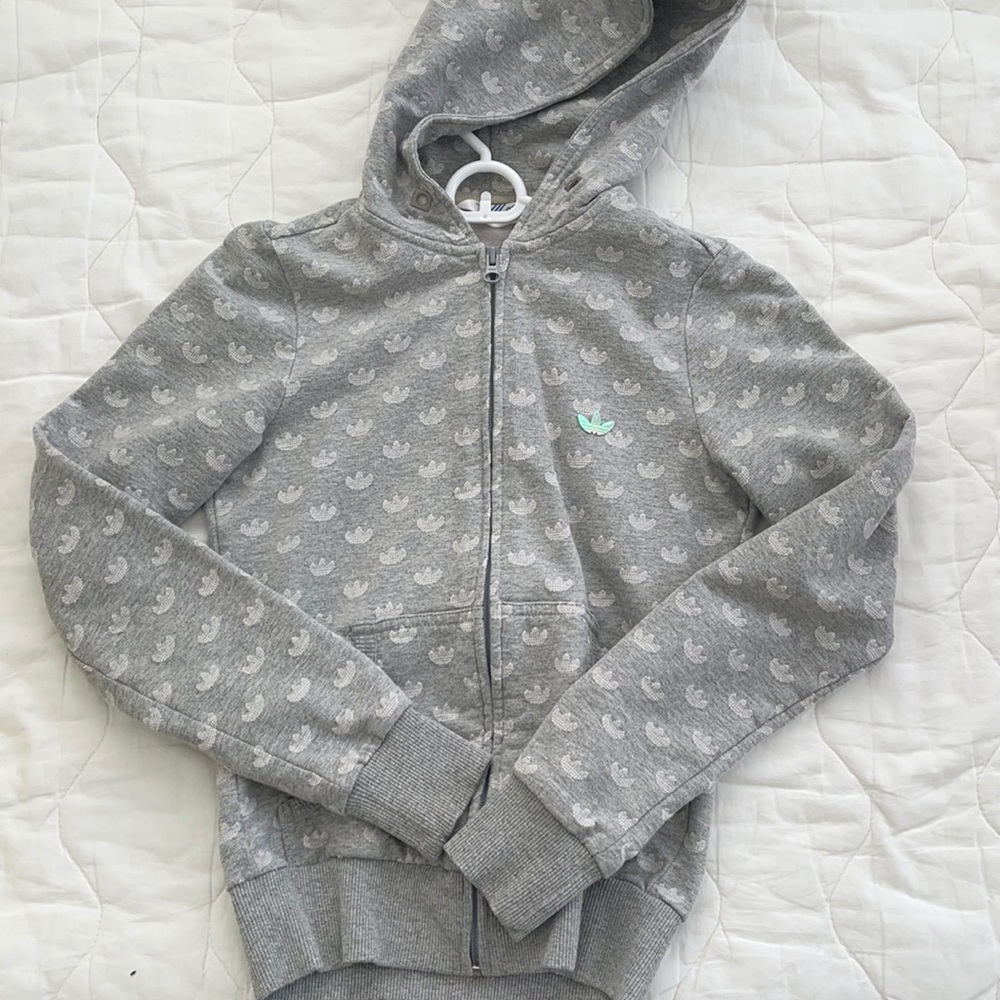 Adidas logo jacket size xs